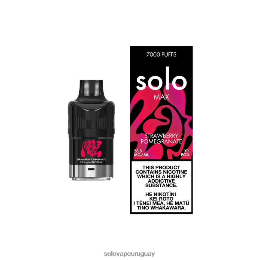 Solo MAX vaina granada de fresa | Vape Solo Flavours BR48NP84